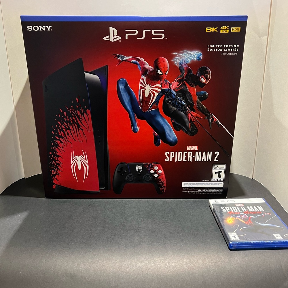 Spider-man PS5 edition BRAND NEW with a sealed copy of miles morales for PS5